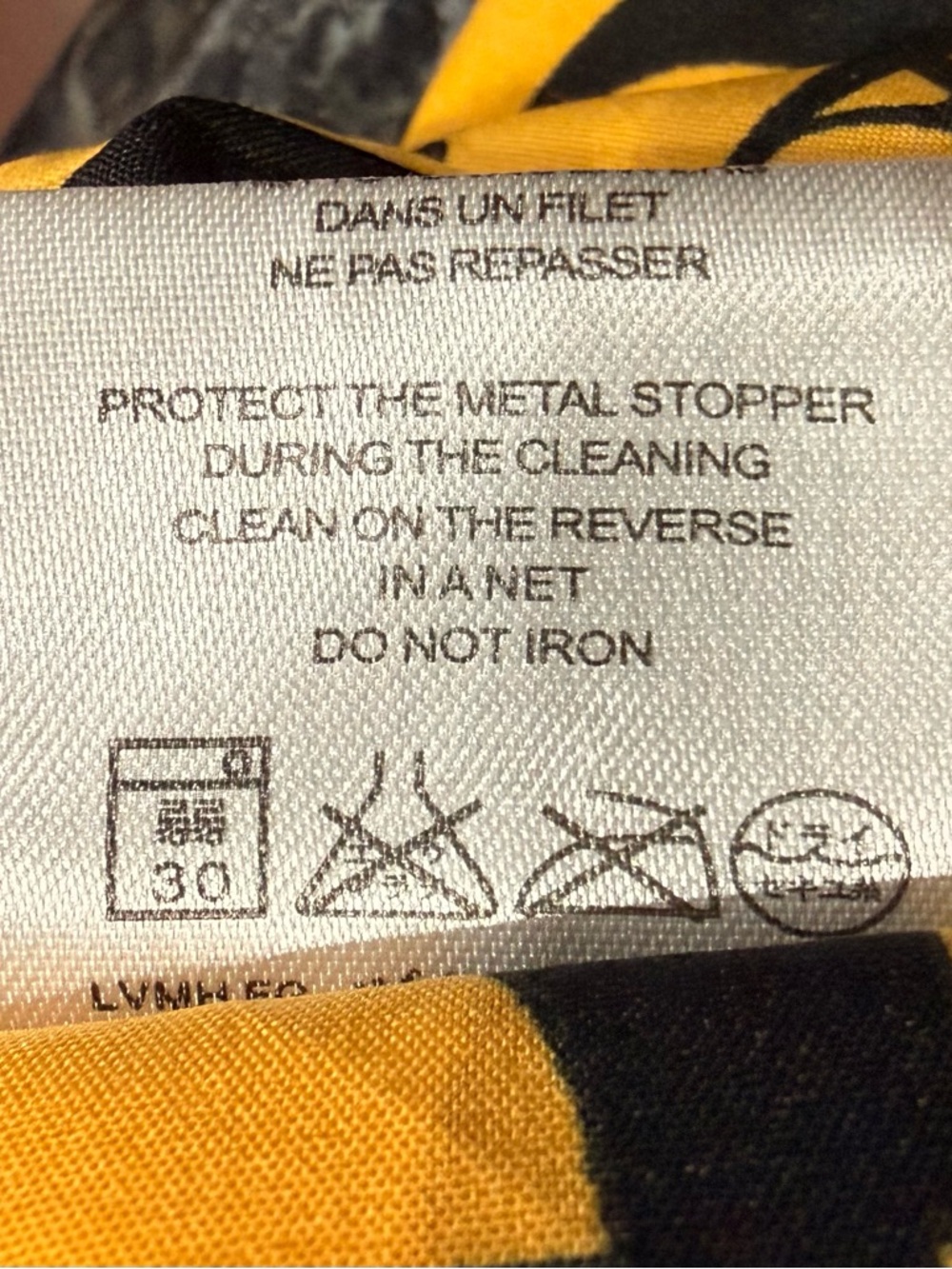 Midi length dress square neck line, mustard yellow & black Dior print fabric - Picture 13 of 15